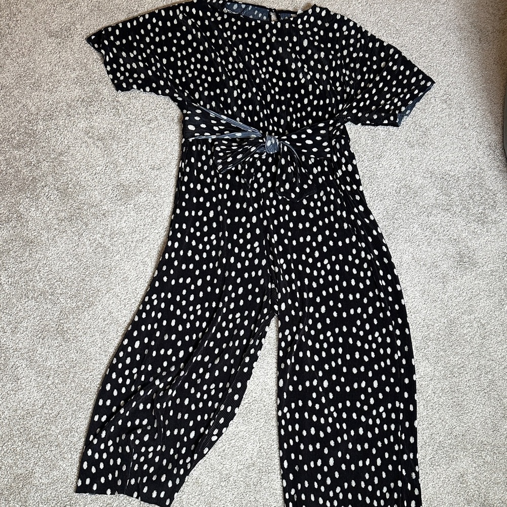 ASOS Black Jumpsuit with White Dots